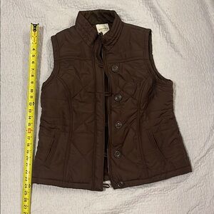 Sonoma Brown Quilted Vest
